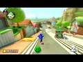 Mario Kart 8 Deluxe Green Hill Zone Sonic Gameplay Mario Kart 8 Deluxe Green Hill Zone Sonic Gameplay