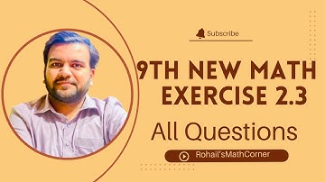 Exercise 2.3 Class 9||9th class Math New Book ||Chapter 2,Logarithmic||National Curriculum Pakistan 