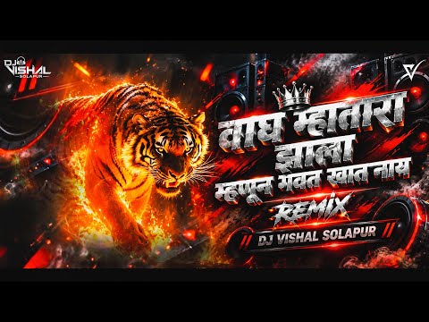 Wagh Mhatara Zala Mhunu Gavat Khait Nay - (Treding Dj Song) - Dj VishaL SoLapur