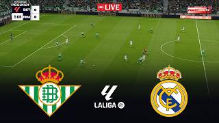🔴REAL BETIS vs REAL MADRID - La Liga 2026 | Pes 21 Gameplay Simulation