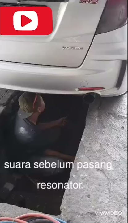 Suara Knalpot Racing Jazz Rs Ge8 bulat halus bertenaga untuk harian ( pakai resonator )