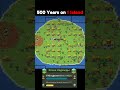500 Years On 1 Island #worldbox #gaming