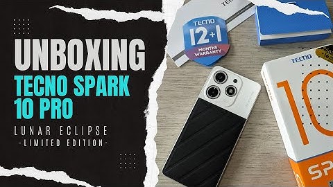 UNBOXING TECNO 10 Pro Limited Edition Lunar Eclipse Design