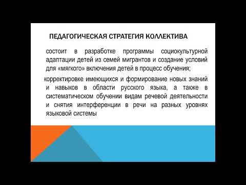 Вебинар по вопросам организации обучения детей-инофонов в ОО Владимирской области