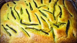 Pan de elote con rajas y queso crema - YouTube