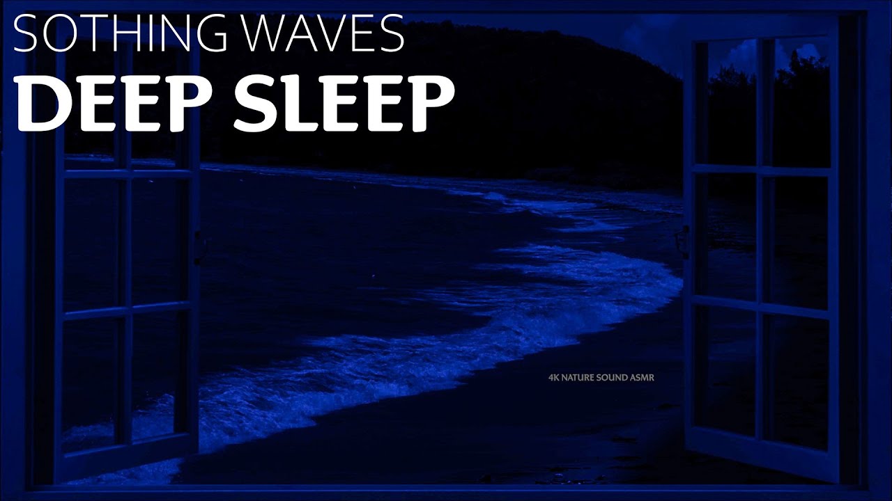 Sleep With Window Open to The Ocean Deep Sleeping With Relaxing Ocean