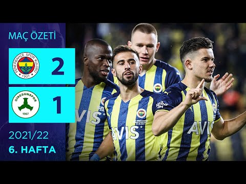 ÖZET: Fenerbahçe 2-1 GZT Giresunspor | 6. Hafta - 2021/22