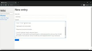 Designing a Wikipedia-like online encyclopedia | Project1