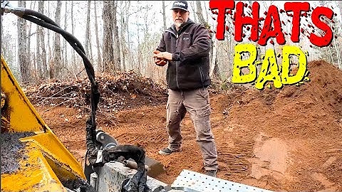 Grading a dangerously steep driveway