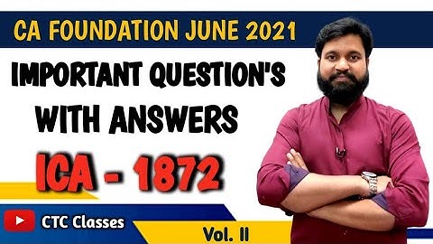 Indian Contract Act 1872 Question and Answer l CTC Classes