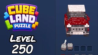 Cube Land Puzzle Level 250 Walkthrough