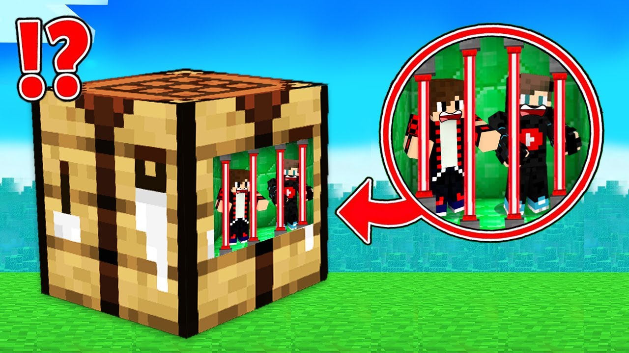 ماين كرافت : حاولت أهرب من سجن الكرافتنك تيبل العملاق !!؟ 🔥😱