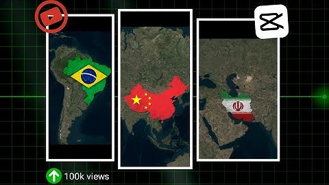 How to create flag animation video like me🤩| flag animation on capcut.