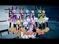 【MMD】Tda Cyber Bunny Girls : One・Two・Three