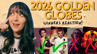 2026 Golden Globes WINNERS Reaction + Thoughts!!