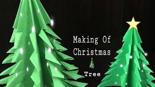 How To Make Origami / Paper Christmas Tree
