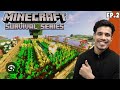 Our First Farm |MinecraftSurvival Episode 2