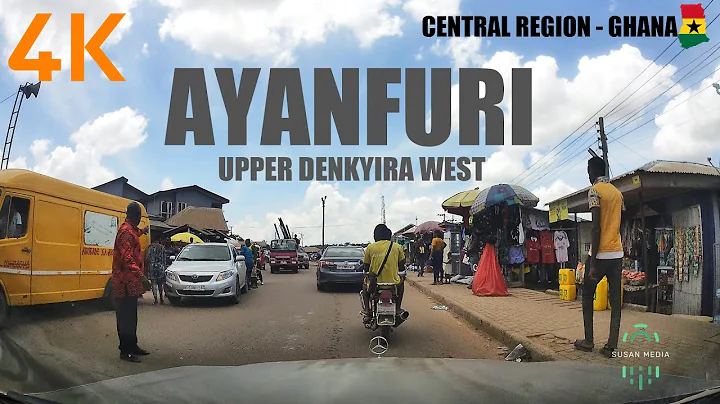 Ayanfuri Drive from Denkyira Domenase Nkotumso Central Region Ghana 4K