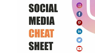 SOCIAL MEDIA CHEAT SHEET | ClareIT Wealth