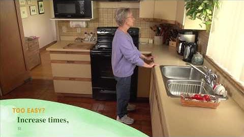 Home Activity Program Level 2.5 Standing (Alternative Leg Out and In) - Mandarin