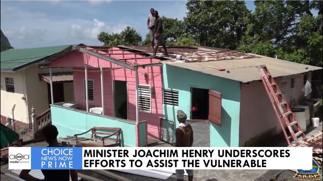 MINISTER JOACHIM HENRY UNDERSCORES EFFORTS TO ASSIST THE VULNERABLE