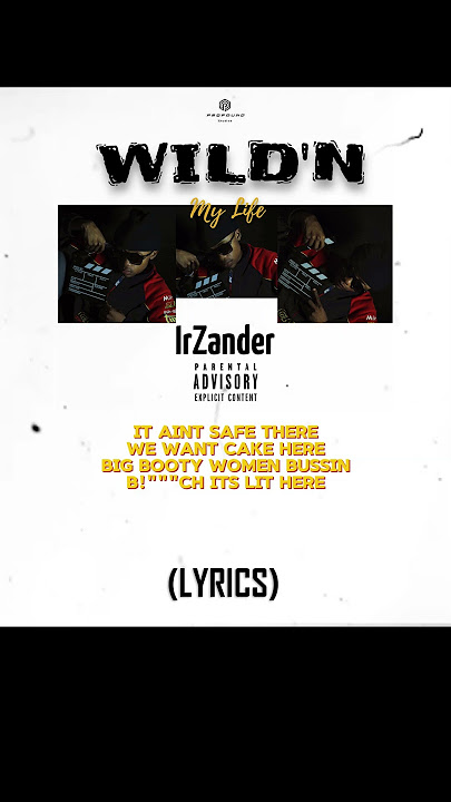 IrZander-_ WILD'N ( MY LIFE ) LYRIC VIDEO