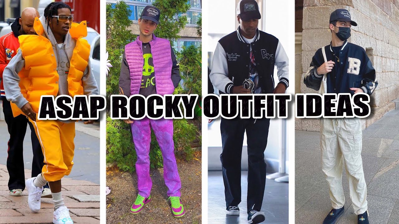 ASAP Rocky: Streetwear Inspired Outfits 