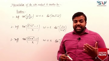Class 12 Maths | Differentiation - Differentiation of one function w.r.t. another function CBSE ICSE