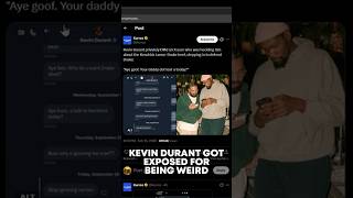 KEVIN DURANT EXPOSED FOR BEING WEIRD