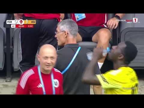 GOOOL! Hermannstadt - U Cluj 0-1. Thiam deschide scorul în prelungirile primei reprize