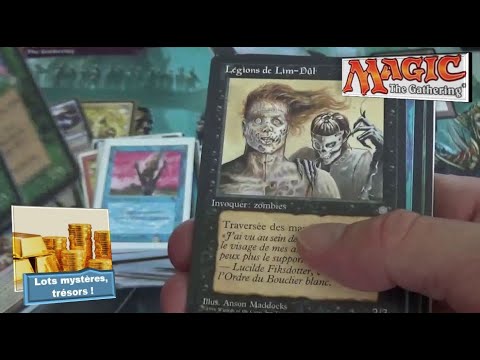 MTG: opening van een lot Magic The Gathering kaarten gekocht 75 euro op de rechterhoek!