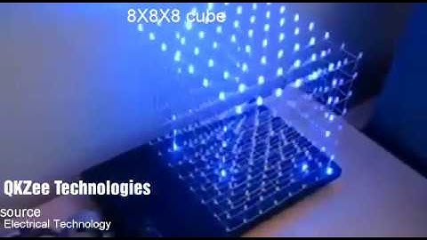 8X8X8 LED Cube using with Arduino