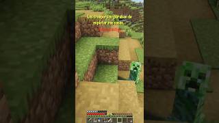 El creeper cayó en mi trampa #minecraft #shorts