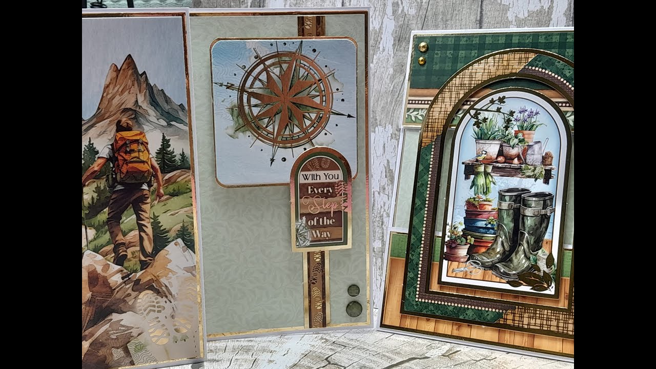 Crafting with Hunkydorys Member Free Gift Oct 2024 -  For the Gents - The Great Outdoors