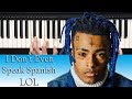XXXTENTACION - I Don&#39;t Even Speak Spanish Lol (Piano Cover) | Instrumental