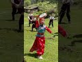Kindergarten children of Jone County perform traditional Tibetan dance