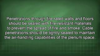 Plenum vs Non-Plenum Cabling in Air Handling Spaces