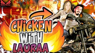 Badboyy2 Due with Lauraa Destroying the lobby with Chicken PART 2 🐔🔥😱