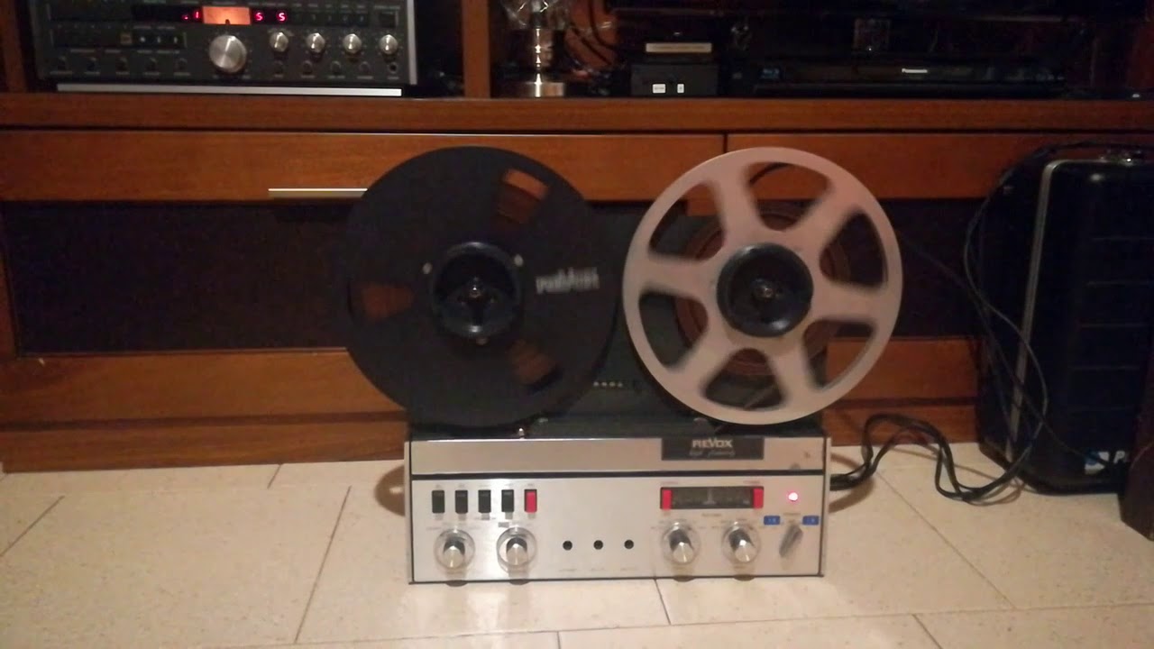 ReVox A77 Mk1 HS IEC 1968 playing Michael Jackson "Thriller" 15ips