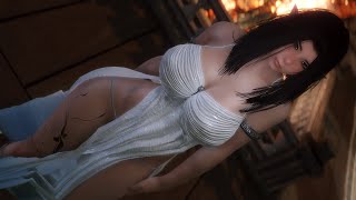 Skyrim SE: All vanilla clothes on Nexxis - BHUNP