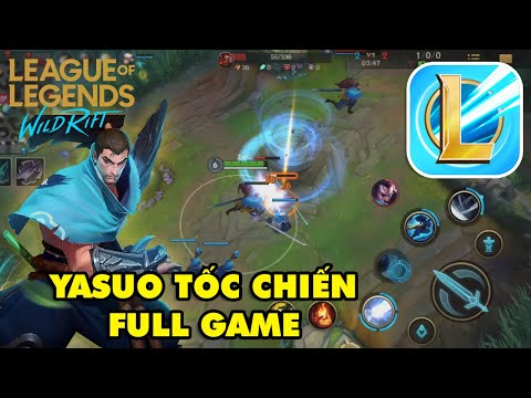 Trải nghiệm Yasuo vs Yasuo lả lướt trong LMHT: Tốc Chiến | League of Legends Wild Rift Alpha Test