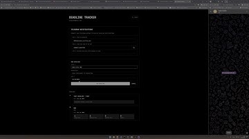 Deadline Traker short demo