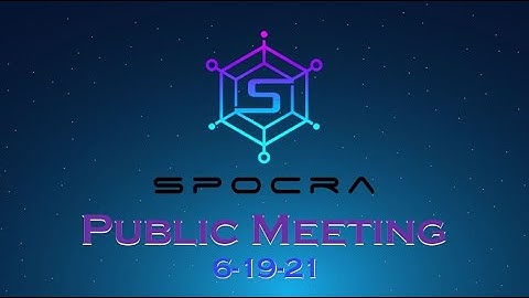SPOCRA Public Meeting 6-19-21 | Cardano Stake Pool Operators