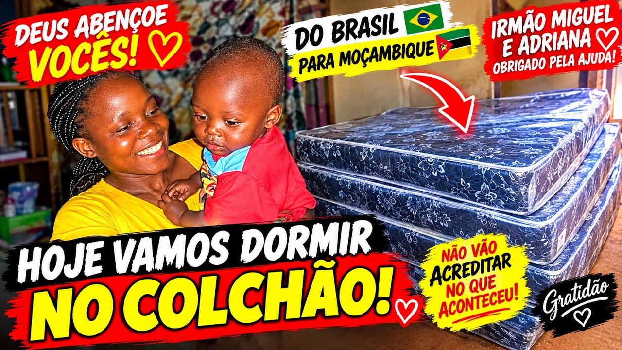 VAMOS DORMIR NO COLCHÃO PELA PRIMEIRA VEZ! 😭❤️ | UMA AJUDA QUE MUDOU TUDO