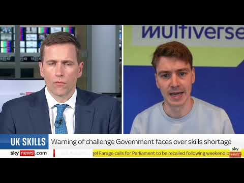 Euan Blair on Sky News: the skills gap