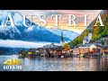 FLYING OVER AUSTRIA (4K UHD) Beautiful Nature Scenery with Relaxing Music | 4K VIDEO ULTRA HD