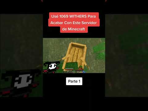 Usé 1069 WITHERS Para Acabar Con Este Servidor de Minecraft Parte 1 #shorts - Usé 1069 WITHERS Para Acabar Con Este Servidor de Minecraft Parte 1 #shorts