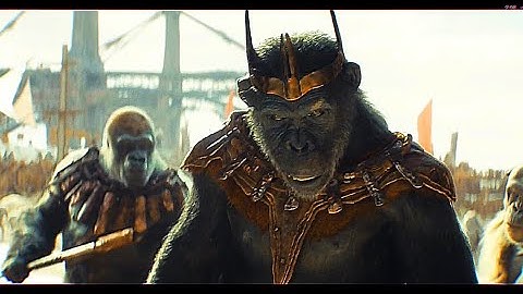 Kingdom of the planet of the apes trailer