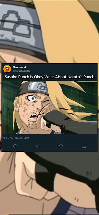 Naruto and sasuke punch deidara #naruto #sasuke #deidara #shorts
