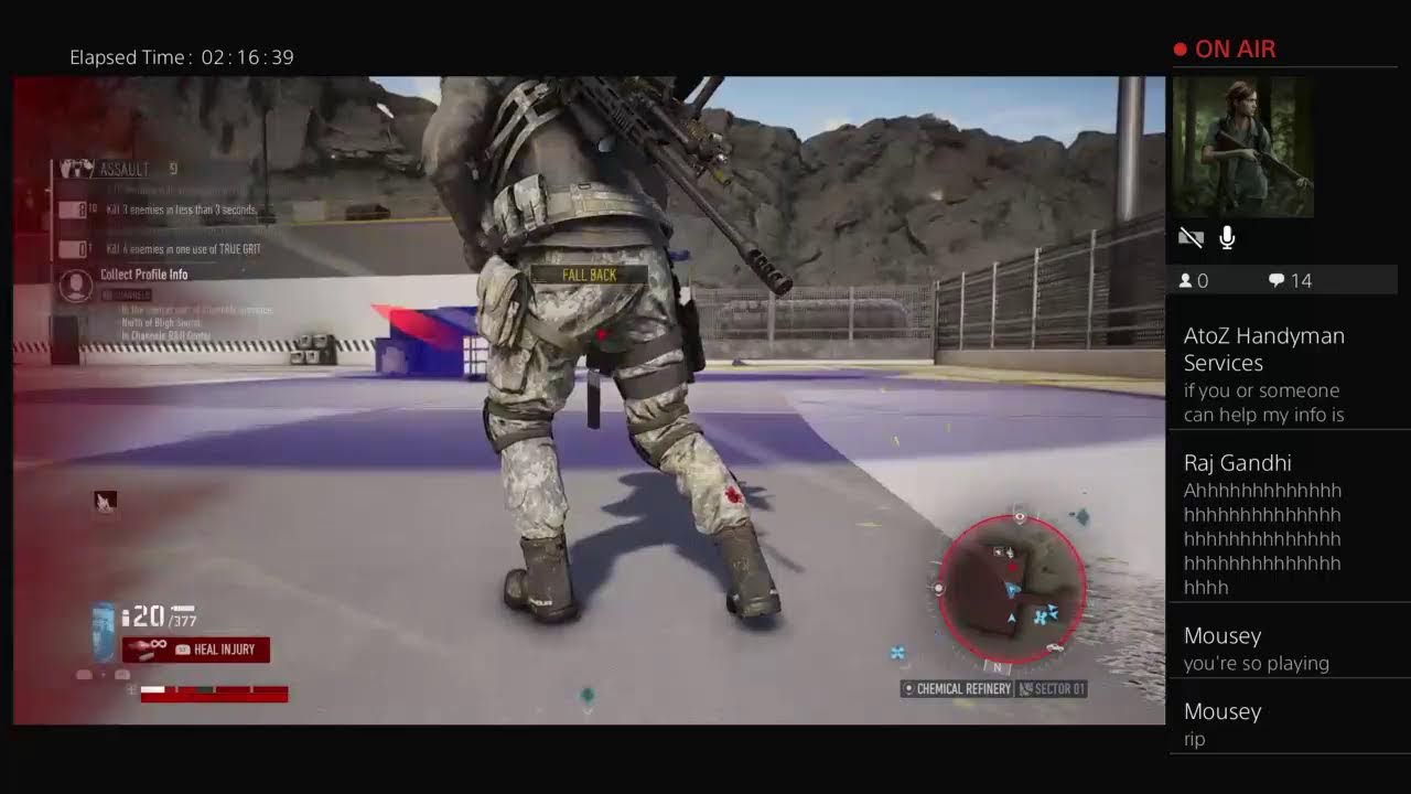 PS4 GRB Terrorist activities